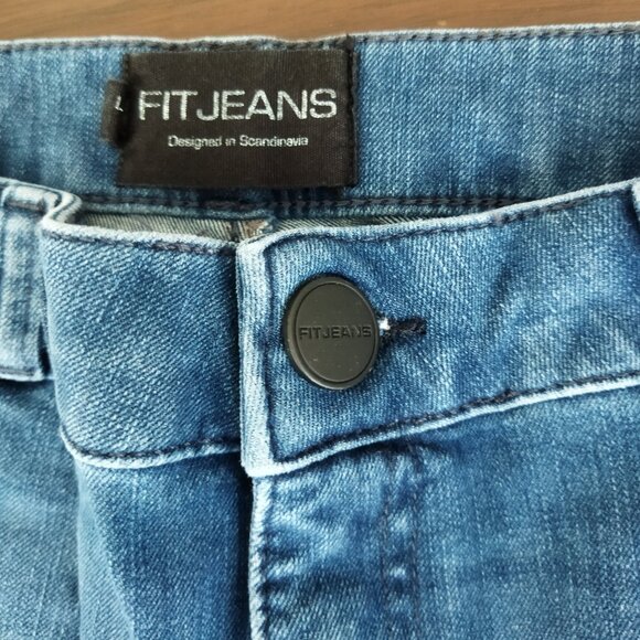 Fitjeans - 360 High Waisted - Sapphire Blue - Size  L - Picture 3 of 7